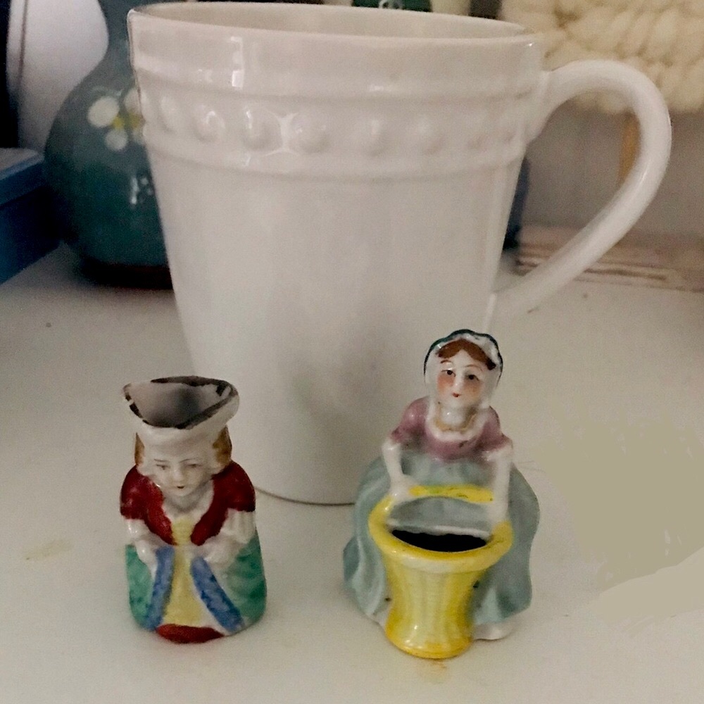 Vintage Miniature Toby Jugs Made in Japan